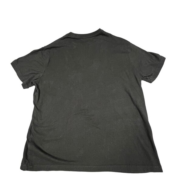 American Eagle Shirt Mens XL Black Standard Fit Spellout Graphic Logo Pullover - Picture 5 of 8